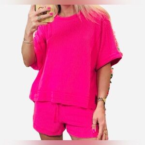 Very J Pink Women Shorts